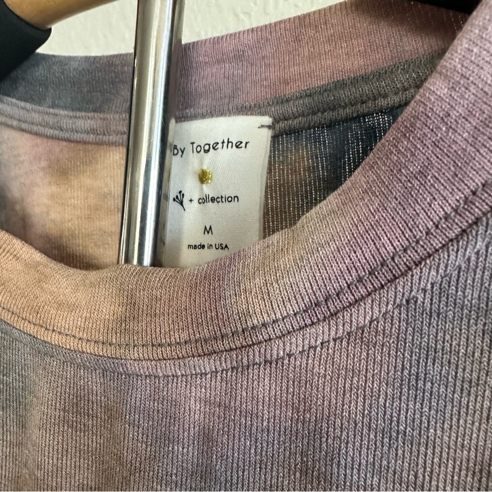 By Together Soft Tie Dye French Terry Pullover | Relaxed Fit Lounge Sweatshirt - Picture 8 of 9